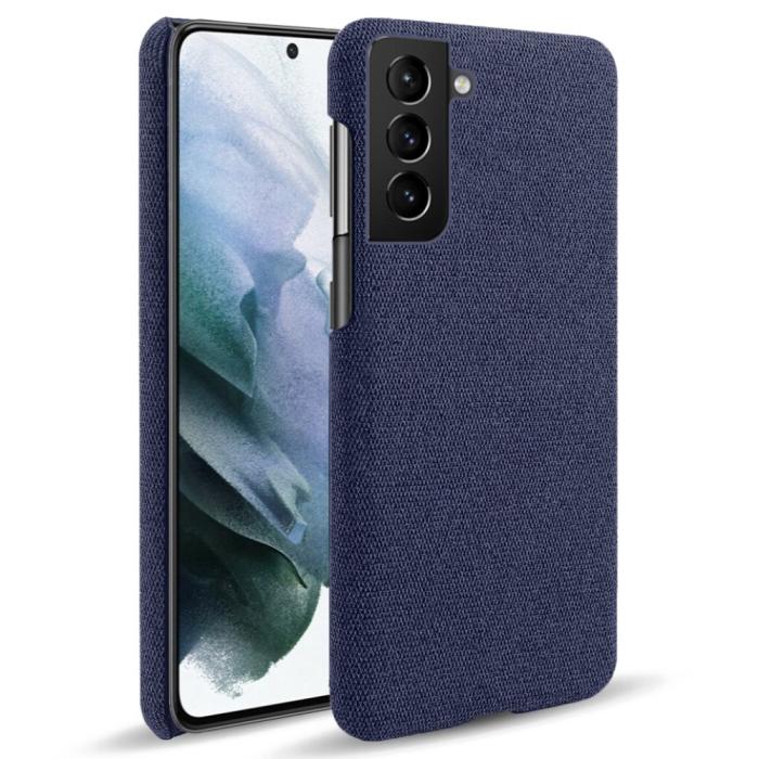Bild 1, KSQ Samsung Galaxy S22 Plus Skal Tygbelagt Blå