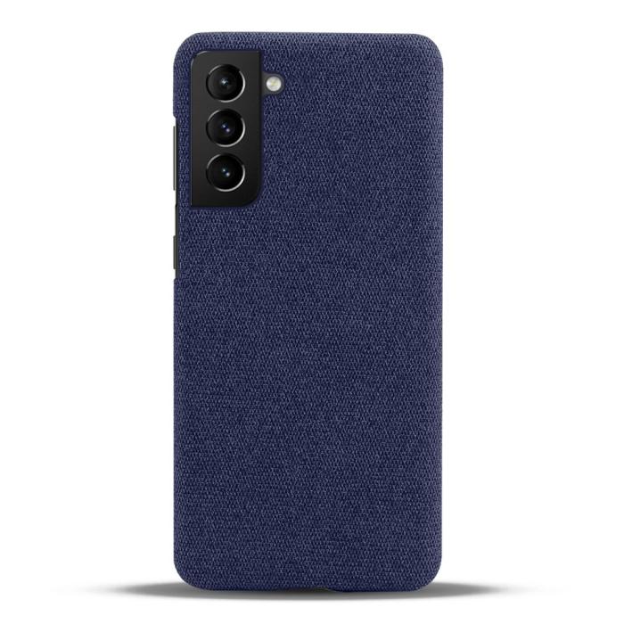 Bild 4, KSQ Samsung Galaxy S22 Plus Skal Tygbelagt Blå