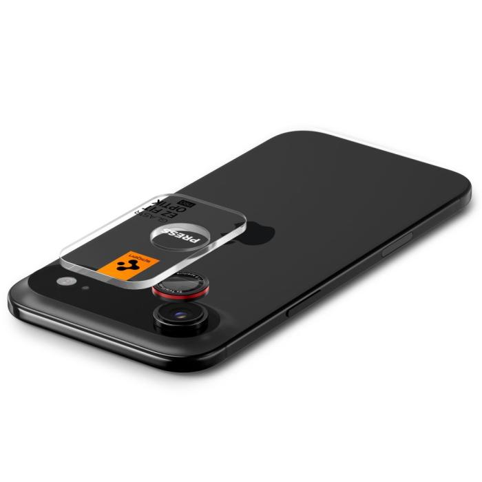 Bild 5, Spigen iPhone Air 2-PACK Linsskydd GLAS.tR 