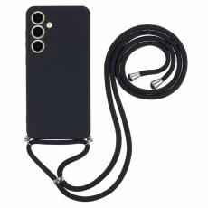 Samsung Galaxy S25 Skal TPU Med Mobilsn&ouml;re Svart