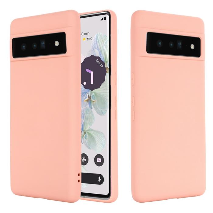 Bild 2, Google Pixel 7 Pro Skal Liquid Silikon Ljus Rosa