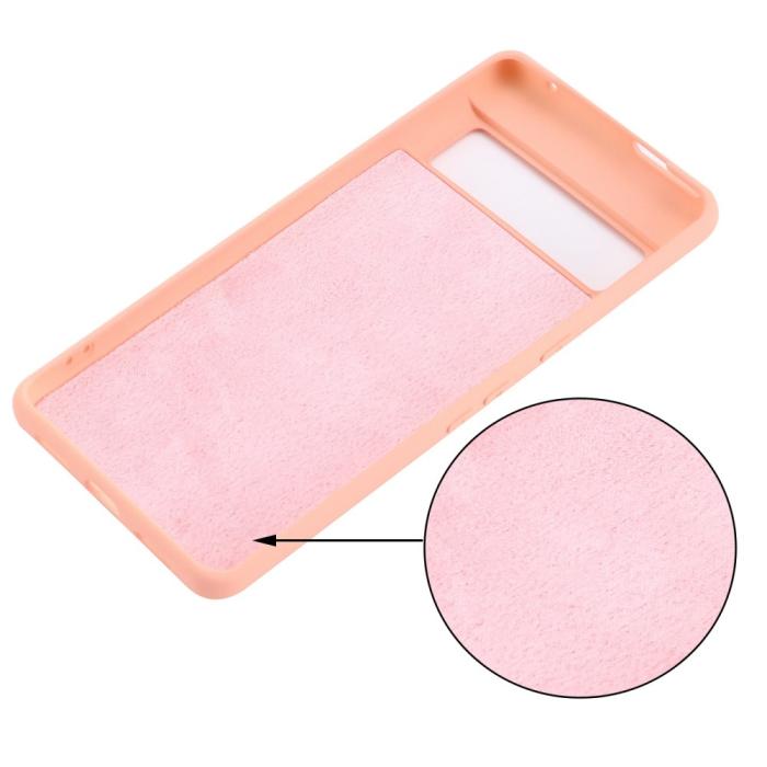 Bild 4, Google Pixel 7 Pro Skal Liquid Silikon Ljus Rosa