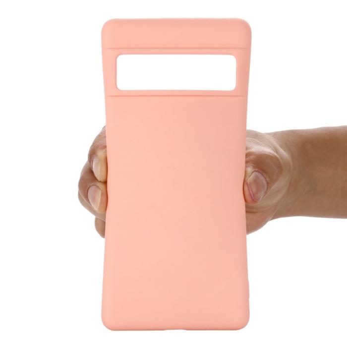 Bild 5, Google Pixel 7 Pro Skal Liquid Silikon Ljus Rosa