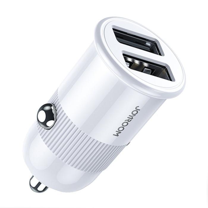 Bild 1, Joyroom 2x USB 3.1A Bil Snabbladdare - Vit