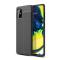 Samsung Galaxy A71 - Litchi Textur Skal - Svart