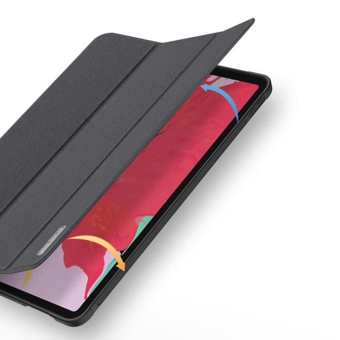 Bild 4, iPad Pro 12.9 2018/2020/2021 DUX DUCIS DOMO Series Tri-Fold Fodral - Svart