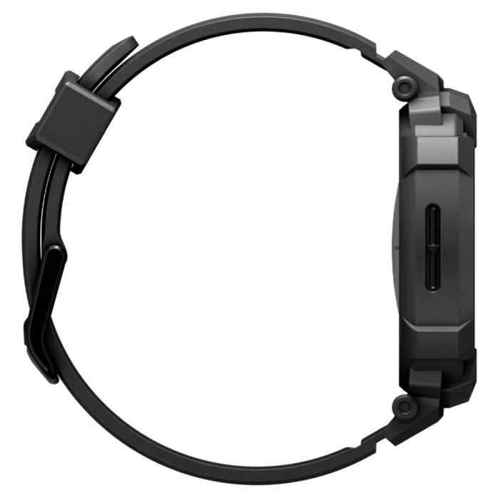 Bild 5, Spigen Galaxy Watch 8 40 mm Skal/Armband Rugged Armor 'Pro' Matt Svart
