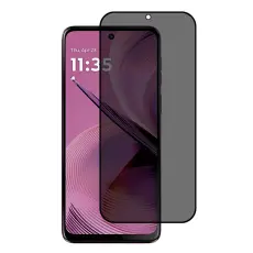 Motorola Moto G55 5G Skr&auml;mskydd Helt&auml;ckande H&auml;rdat Glas Privacy