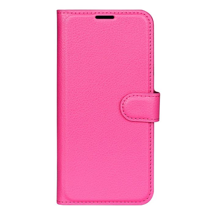 Bild 2, Samsung Galaxy A03 Fodral Litchi Läder Rosa