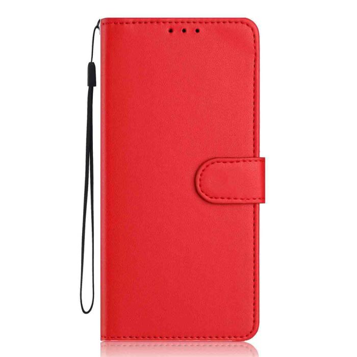 Bild 5, Xiaomi 17T Fodral Solid Läder Röd