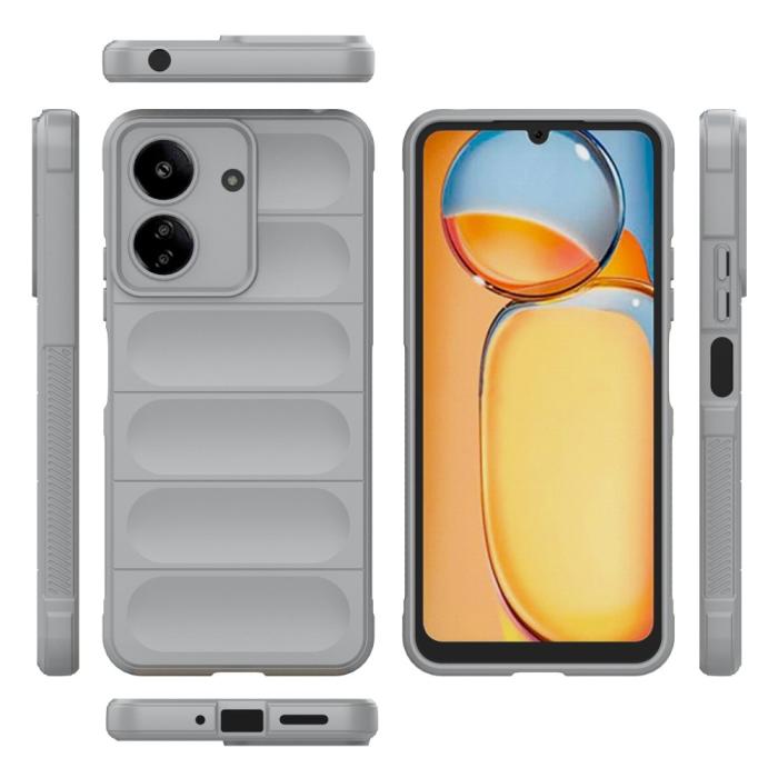 Bild 6, Xiaomi Redmi 13C 4G Skal Magic Shield Ljus Grå