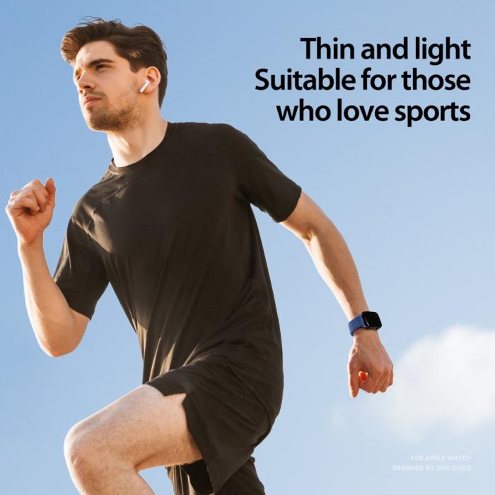 Bild 6, DUX DUCIS Apple Watch 38/40/41 Armband Flätat Blå