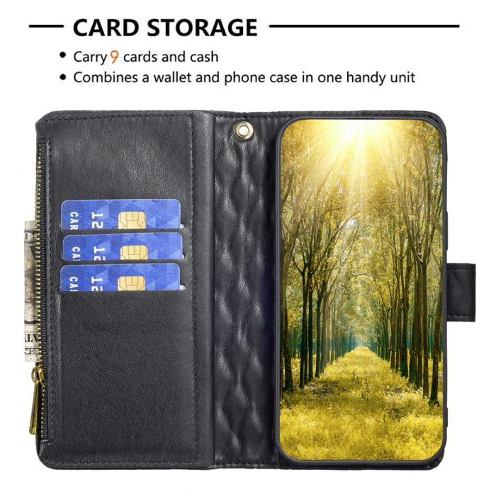 Bild 3, Motorola Moto G84 5G Fodral Multifunktionell Diamond Svart