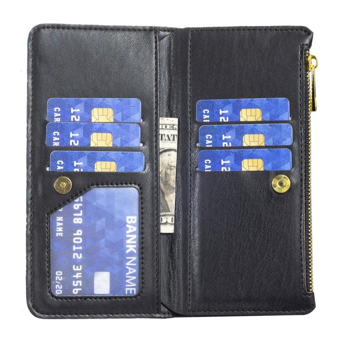 Bild 4, Motorola Moto G84 5G Fodral Multifunktionell Diamond Svart
