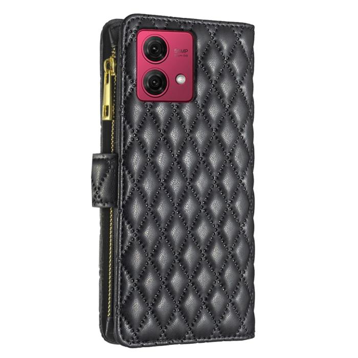 Bild 6, Motorola Moto G84 5G Fodral Multifunktionell Diamond Svart