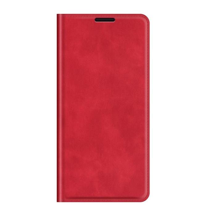 Bild 2, Samsung Galaxy S22 Ultra Fodral Flip Läder Röd