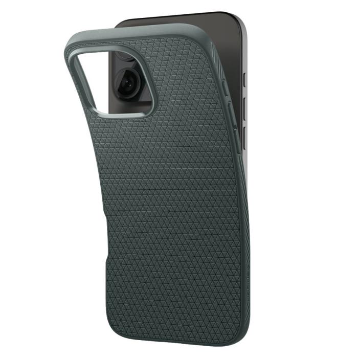 Bild 5, Spigen iPhone 16 Pro Max Skal Liquid Air Abyss Green