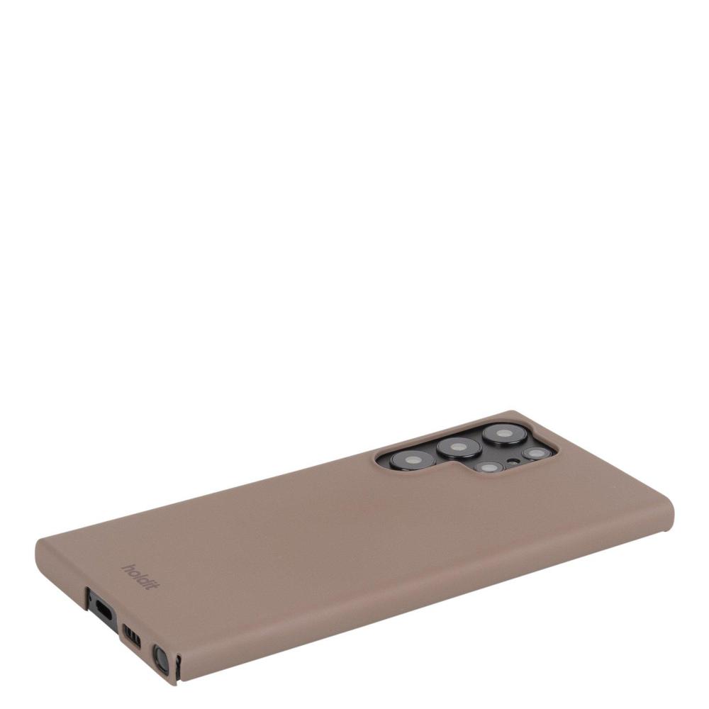 holdit Samsung Galaxy S23 Ultra Mobilskal Slim Mocha Brown