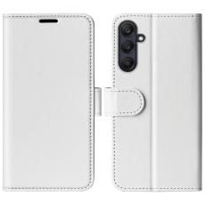 Samsung Galaxy A26 5G Fodral Crazy Horse L&auml;der Vit