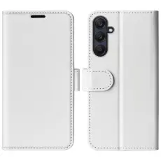 Samsung Galaxy A26 5G Fodral Crazy Horse L&auml;der Vit