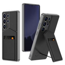GKK Galaxy S25 Ultra Skal Kickstand Med Korth&aring;llare Svart
