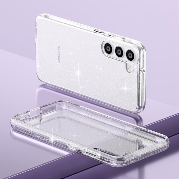 Bild 5, Samsung Galaxy S23 Plus Skal Glitter Hybrid Transparent