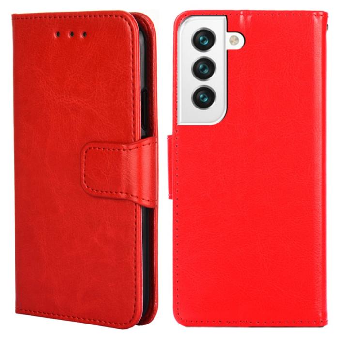 Bild 1, Samsung Galaxy S23 Plus Fodral Läder Röd