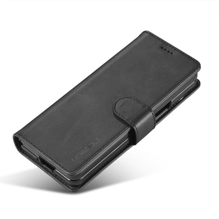 Bild 5, LC.IMEEKE Galaxy Z Fold 6 Fodral Läder Svart