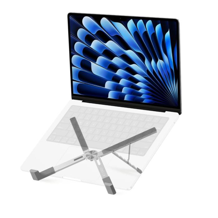 Bild 2, Tech-Protect Universal Justerbart Laptop Stativ Silver