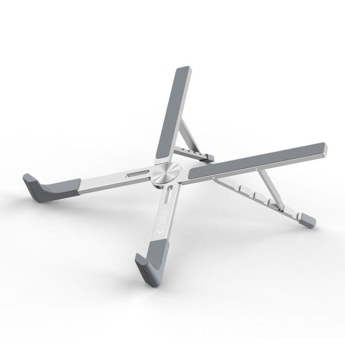 Bild 3, Tech-Protect Universal Justerbart Laptop Stativ Silver