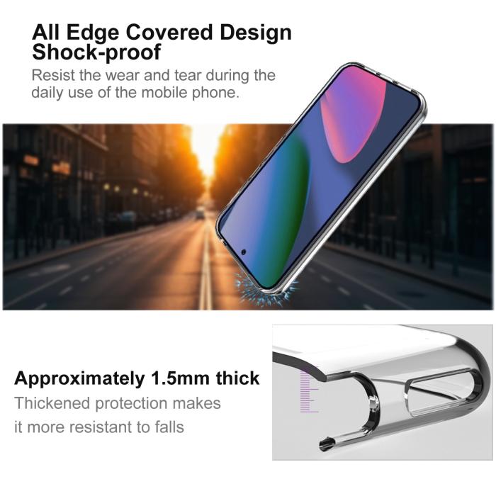 Bild 6, IMAK Google Pixel 11 Pro XL Skal TPU Transparent