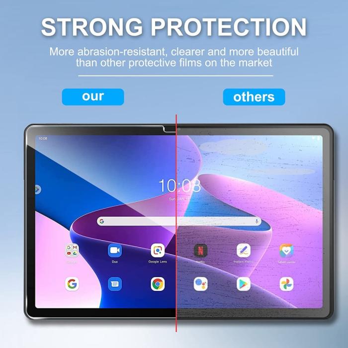 Bild 5, Lenovo Tab M10 Plus Gen 3 2-PACK Skärmskydd Härdat Glas