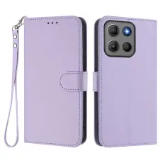 Motorola Moto G15 / G15 Power Fodral L&auml;der Lila