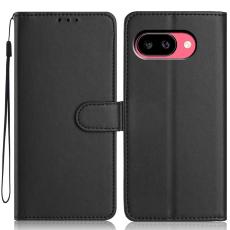 Google Pixel 10a Fodral L&auml;der Svart