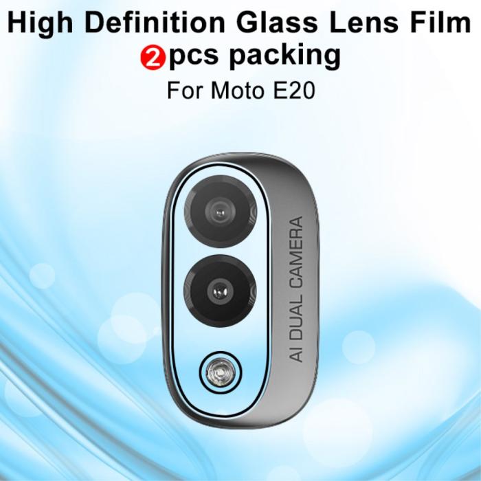 Bild 2, IMAK Motorola Moto E40 2-PACK Linsskydd Härdat Glas