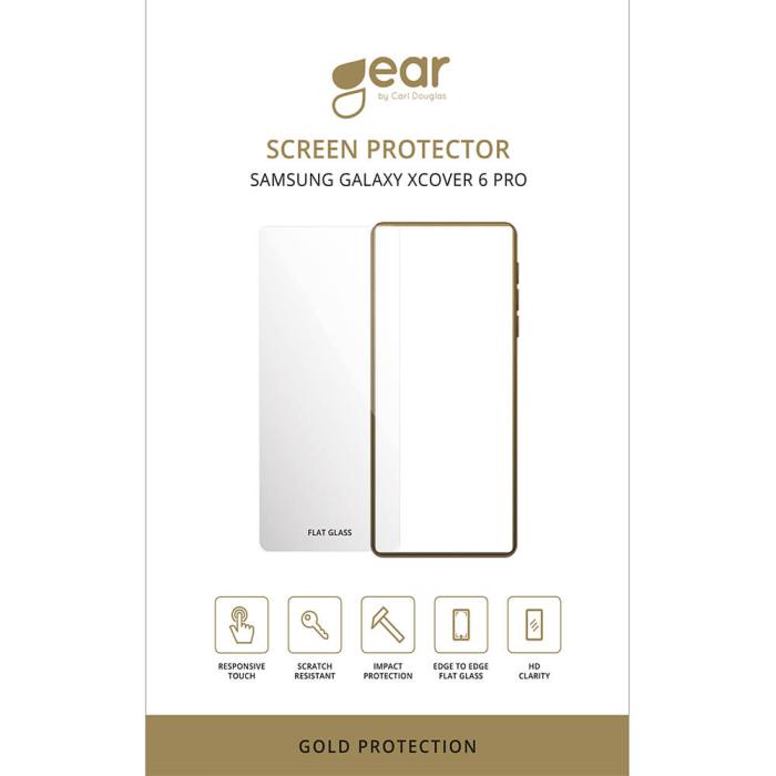 Bild 1, GEAR Samsung Galaxy Xcover 6 Pro Skärmskydd 2.5D Transparent
