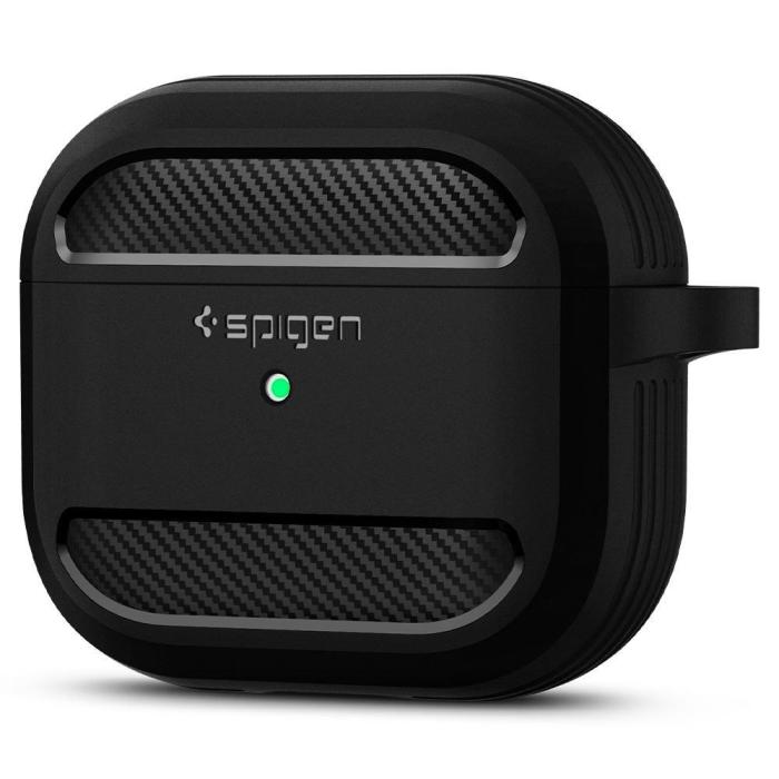 Bild 6, Spigen Apple AirPods 3 (2021) Skal Rugged Armor Matt Svart