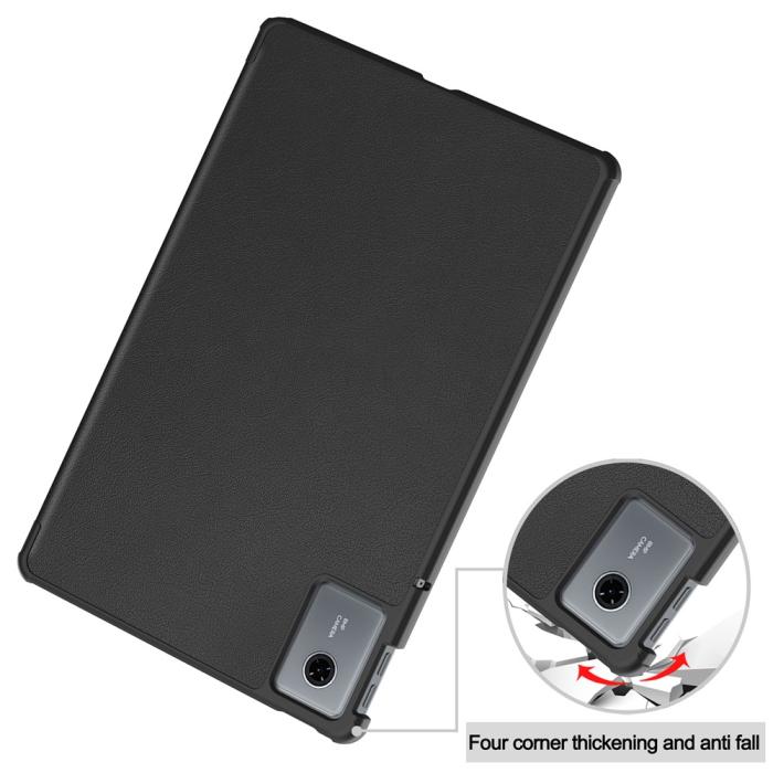 Bild 6, Lenovo Idea Tab Fodral Tri-Fold Läder Svart