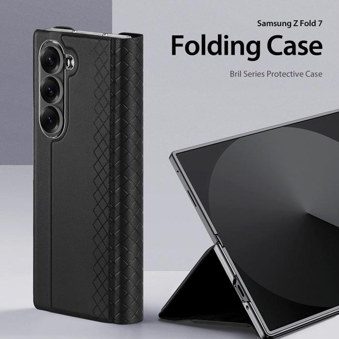 Bild 3, DUX DUCIS Samsung Galaxy Z Fold 7 Fodral Bril Series Svart