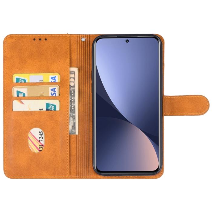 Bild 3, Xiaomi 13 5G Fodral Solid Läder Brun