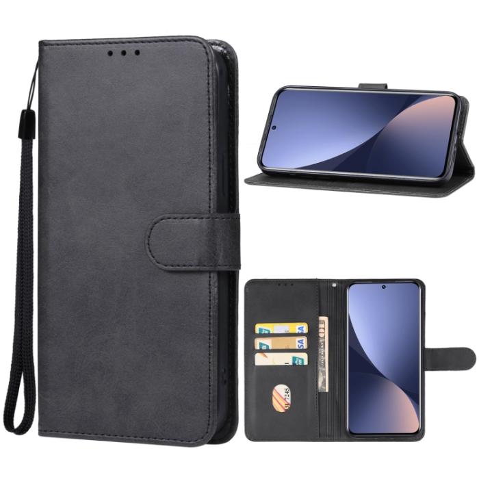 Bild 1, Xiaomi 13 5G Fodral Solid Läder Svart