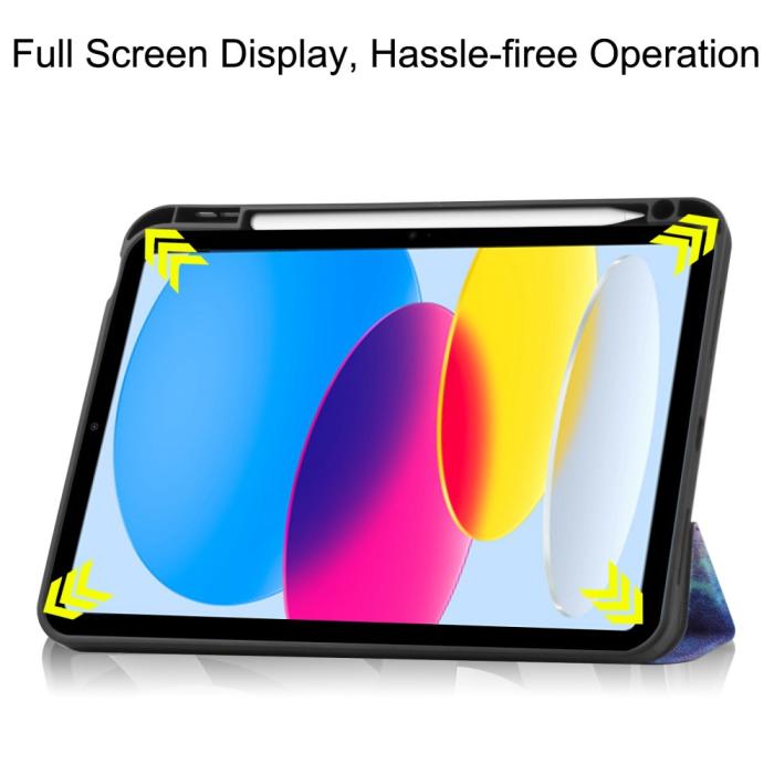 Bild 4, iPad 11 2025 / 10.9 2022 Fodral Tri-Fold Pennhållare