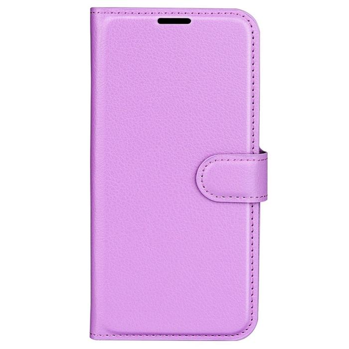 Bild 5, Samsung Galaxy S23 Ultra Fodral Litchi Läder Lila