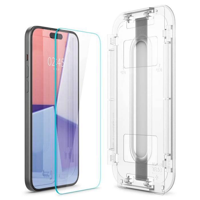 Bild 3, Spigen iPhone 16/15 GLAS.tR 