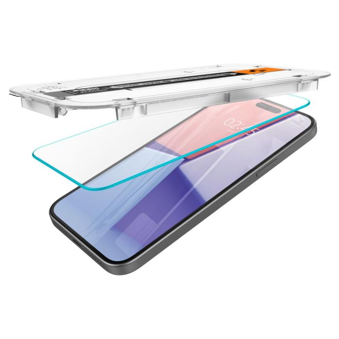 Bild 5, Spigen iPhone 16/15 GLAS.tR 