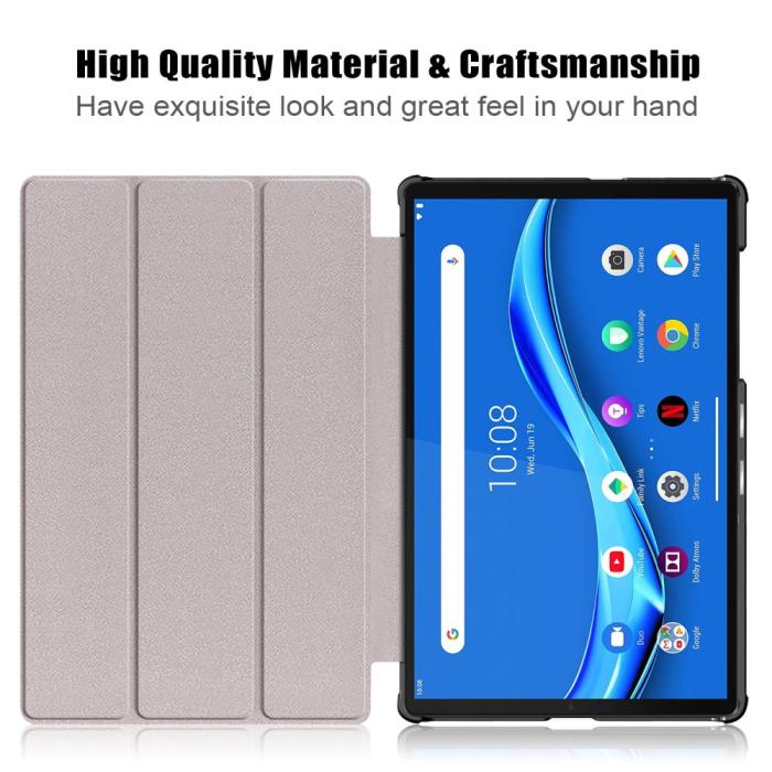 Bild 5, Lenovo Tab M10 HD (2nd Gen) - Tri-Fold Fodral - Svart