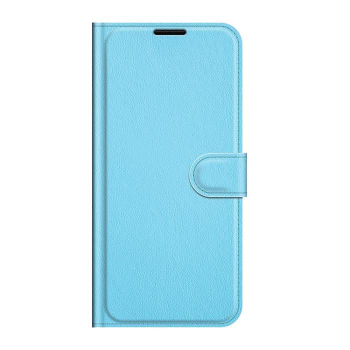 Bild 5, Motorola Moto G50 - Litchi Plånboksfodral - Blå
