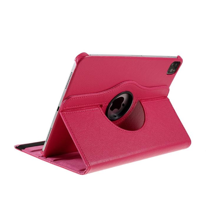 Bild 3, iPad Pro 12.9 (2018/2020) - 360° Rotation Fodral - Rosa