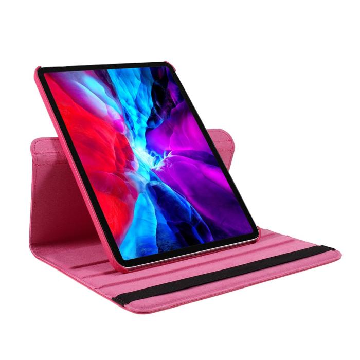 Bild 5, iPad Pro 12.9 (2018/2020) - 360° Rotation Fodral - Rosa