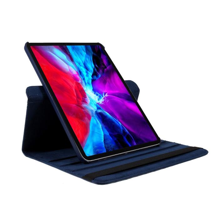Bild 5, iPad Pro 12.9 (2018/2020) - 360° Rotation Fodral - Mörk Blå
